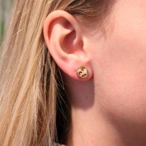 Smile Face Stud Earrings